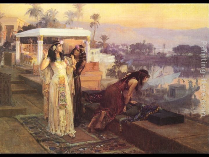Frederick Arthur Bridgman Cleopatra on the Terraces of Philae